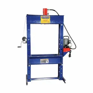 HEIN WERNER HW93402 Hydraulic Press, Electric Pump, H-Frame Frame, 55 ton Frame Capacity, 6 Inch Size Stroke | CR3VVA 12G744