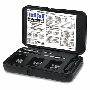 HELICOIL 5403-6 Thread Repair Kit, Metric Coarse, M6 x 1 Thread Size, Set of 18 | CH3XPL