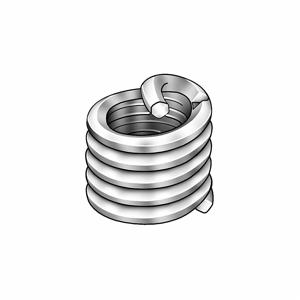 POWERCOIL 3532-4GX2.0D Helical Insert, 4-40 Thread Size, 0.224 Inch Length, Stainless Steel, 10Pk | AE6RKW 5UTY2