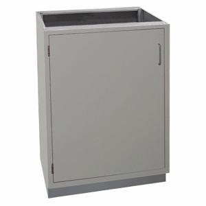 HEMCO 52411 Lab Cabinet, Stationary, 35 Inch Size Ht, 24 Inch Size Width, 22 Inch Size Dp, Silver Gray | CR3WBW 410P04