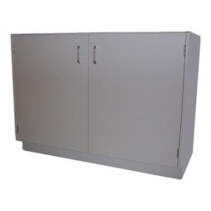 HEMCO 53011 Fume Hood Base Cabinet, 35 1/4 Inch Height, 30 Inch Width, 22 Inch Dp, Silver Gray, 1 | CV4MFA 4HTD9