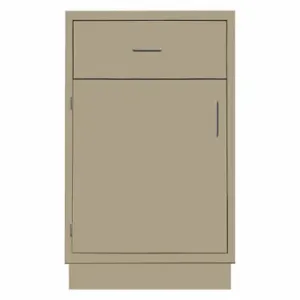 HEMCO 71182 Lab Cabinet, 1 Drawer/1 Door, 35 1/4 Inch Height, 24 Inch Width, 22 Inch Size Dp | CR3WCD 45H873