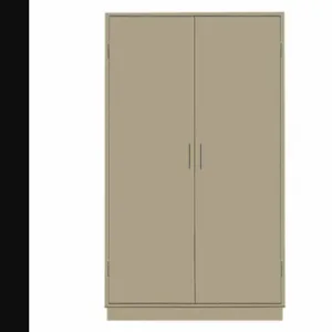 HEMCO 73322 Lab Cabinet, 2 Drawer, 84 Inch Size Ht, 36 Inch Size Width, 18 Inch Size Dp, Silver Gray | CR3WCE 45H908