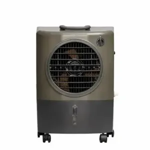 HESSAIRE MC18V Portable Evaporative Cooler, 12 Inch Blade Dia, 500 Sq Ft, 1300 Cfm | CR3WYM 787TN0