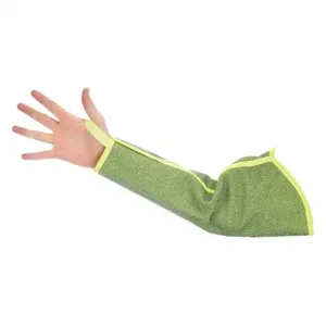 HEXARMOR 1010-L (9) Cut-Resistant Sleeve, Ansi/Isea Cut Level A7, Green, Sleeve With Thumbhole | CR3ZCF 38XH82