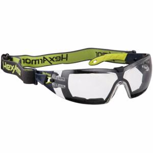 HEXARMOR 11-12002-05 Safety Glasses, Anti-Fog, Eye Socket Foam Lining, Wraparound Frame, Frameless, Gray, Gray | CR3YYY 269R45