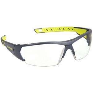 HEXARMOR 11-14001-02 Safety Glasses, Anti-Fog /Anti-Scratch, No Foam Lining, Wraparound Frame, Half-Frame, Gray | CR3YYT 623L77