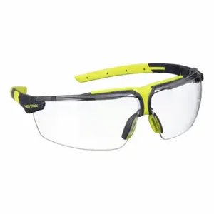 HEXARMOR 11-19001-02 Safety Glasses, Anti-Fog /Anti-Scratch, Brow Foam Lining, Wraparound Frame, Half-Frame | CR3YXV 623L88