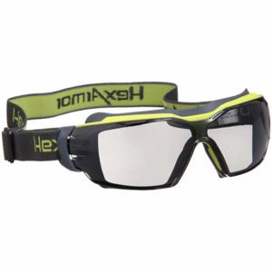 HEXARMOR 11-23002-04 Safety Glasses, Anti-Fog /Anti-Scratch, Ansi Dust/Splash Rating D3/D4, Non-Vented, Gray | CR3YXQ 54YE28