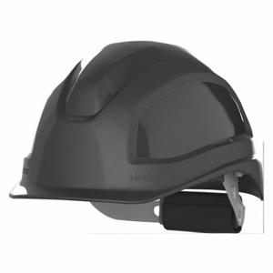 HEXARMOR 16-13007 Schutzhelm, Kopfschutz mit vorderer Krempe, Ansi-Klassifizierung Typ 1, Klasse E, Schwarz | CR3XCR 60MF67