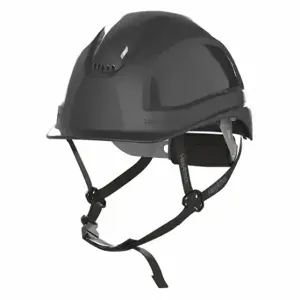 HEXARMOR 16-14007 Safety Helmet, Front Brim Head Protection, Ansi Classification Type 1, Class C, Black | CR3XCM 60MF68