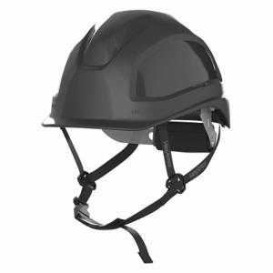 HEXARMOR 16-15007 Safety Helmet, Front Brim Head Protection, Ansi Classification Type 1, Class E, Black | CR3XCT 60MF69