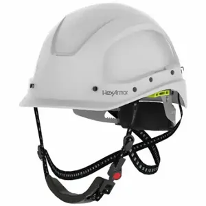 HEXARMOR 16-17001 Suspension Helmet, White, Helmet Head Protection | CR3YAJ 795WN0