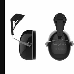 HEXARMOR 17-15001 K1C Ohrenschützer, am Schutzhelm montierter Ohrenschützer, passiv, 22 dB NRR, Schaumstoff, schwarz | CR3YAB 281JX0