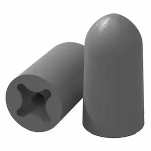 HEXARMOR 18-12004 Ear Plugs, Bullet, 33 Db Nrr, Gen Purpose, Uncorded, Disposable, Roll-Down, Gray, 60 PK | CR3XQW 61TM41