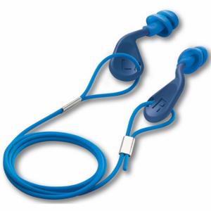 HEXARMOR 18-33001 Ear Plugs, Flanged, 25 Db Nrr, Metal-Detectable, Corded, Reusable, Push-In, Blue, 48 PK | CR3XRA 61TM48