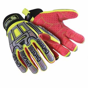 HEXARMOR 2028X-L (9) Mechaniker-Handschuhe, Größe L, Riggers-Handschuh, Kunstleder mit PVC-Griff, Handflächenseite, 1 PR | CR3YRA 60MN28