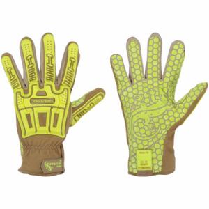 HEXARMOR 2030X-M (8) Mechanikerhandschuhe, Größe M, Riggers-Handschuh, Kunstleder mit Silikongriff, 1 Paar | CR3YRY 60MM46