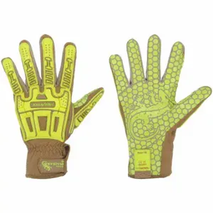 HEXARMOR 2030X-L (9) Mechanics Gloves, Size L, Riggers Glove, Synthetic Leather with Silicone Grip, 1 Pair | CR3YWV 60MM45