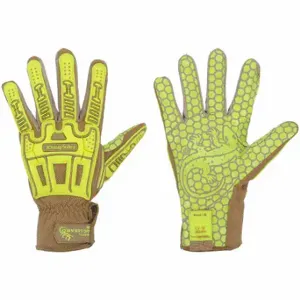 HEXARMOR 2030X-XS (6) Safety Gloves, Xs, Mechanics Glove, Synthetic Leather With Silicone Grip, Tpr, 1 Pair | CR3XYV 801AN3