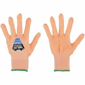 HEXARMOR 2051-L (9) Knit Gloves, Size L, ANSI Cut Level A7, Uncoated, Uncoated, HPPE, Orange, 1 Pair | CR3YCG 60MM65