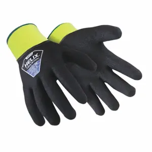 HEXARMOR 2073-XS (6) Coated Glove, XS, Nitrile, Nitrile, Sandy, Lime, 1 Pair | CR3XNJ 54WH76