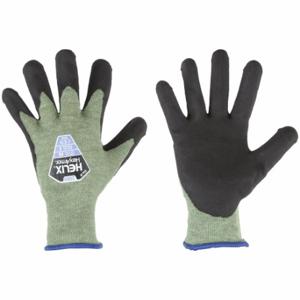 HEXARMOR 2080-XL (10) Coated Glove, XL, Foam Nitrile, Sandy, Green, 1 Pair | CR3XLT 38XH73