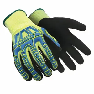 HEXARMOR 2098-S (7) Mechanics Gloves, Size S, Full Finger, Nitrile, ANSI Impact Level 1, Elastic Cuff, 1 Pair | CT4BZT 60MN64