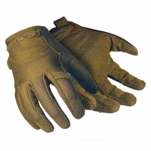 HEXARMOR 2132-CYT-XXL (11) Mechanics Gloves, Size 2XL, Full Finger, Synthetic Leather, Hook-and-Loop Cuff, Tan | CT4BZB 60MN74