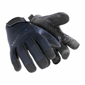 HEXARMOR 2134-XL (10) Safety Gloves, Neoprene, Silicone/Synthetic Leather, Cotton, Blue/Black, Xl, 1 Pair | CR3XXJ 786VF0