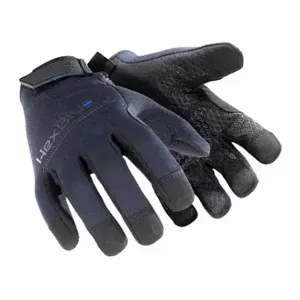 HEXARMOR 2135-XXL (11) Safety Gloves, Neoprene, Silicone/Synthetic Leather, Cotton, Blue/Black, 2Xl | CR3XXA 786VF7