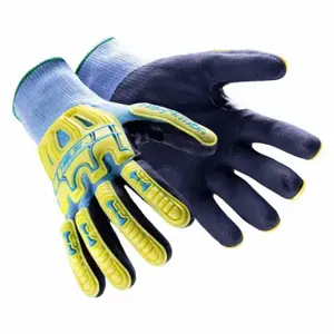 HEXARMOR 3010-M (8) Knit Gloves, Size M, ANSI Cut Level A5, ANSI Impact Level 2, Palm, Dipped, Nitrile, 1 Pair | CR3YCR 787HA1