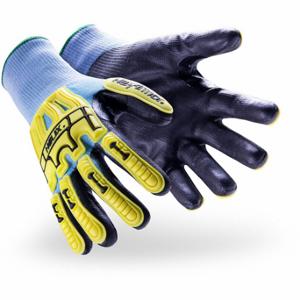HEXARMOR 3012-XXXL (12) Safety Gloves, 3Xl, Ansi Cut Level A5, Ansi Impact Level 2, Palm, Dipped, Blue, 1 Pair | CR3XVJ 801AN5