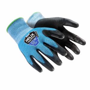 HEXARMOR 3020-S (7) Safety Gloves, S, Ansi Cut Level A5, Palm, Polyurethane, Tacky/Textured, Blue, 1 Pair | CR3XXX 783RM5