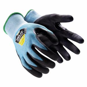 HEXARMOR 3022-L (9) Safety Gloves, Knit, A5, L, Black/Blue, Pr | CR8PAH 783RM9