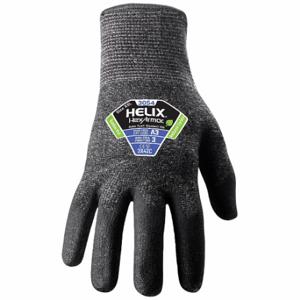 HEXARMOR 3054-XL (10) Knit Gloves, Size XL, ANSI Cut Level A3, Palm, Dipped, Nitrile, Textured, Gray, 1 Pair | CR3YDU 797FV0