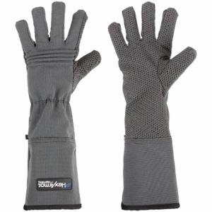 HEXARMOR 400R6E-M (8) Mechanics Gloves, Silicone, ANSI Cut Level A9, Palm Side, Gray, Coated Palm, 1 Pair | CR3YUG 3PUV1
