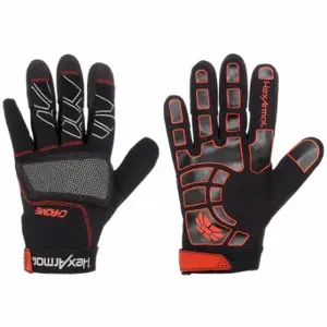 HEXARMOR 4022-M (8) Mechanics Gloves, Size M, Mechanics Glove, Synthetic Leather With Pvc Grip, Cotton, 1 Pair | CR3YTD 15U481