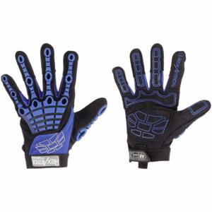 HEXARMOR 4024-M (8) Mechanics Gloves, Size M, Mechanics Glove, Synthetic Leather With Pvc Grip, Cotton, 1 Pair | CR3YTC 15U489