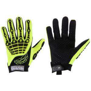 HEXARMOR 4026-M (8) Mechanics Gloves, Size M, Mechanics Glove, Synthetic Leather With Pvc Grip, Tpr, 1 Pair | CR3YTE 15U497