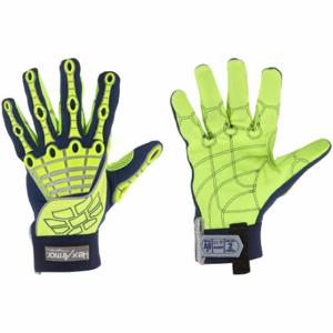 HEXARMOR 4027-L (9) Mechanics Gloves, Size L, Mechanics Glove, Synthetic Leather, ANSI Cut Level A8, TPR | CR3YQZ 38XH38