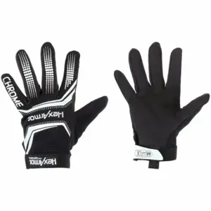 HEXARMOR 4032-M (8) Mechanics Gloves, Size M, Mechanics Glove, ANSI Cut Level A8, Palm Side, Black/White | CR3YRM 38XH43