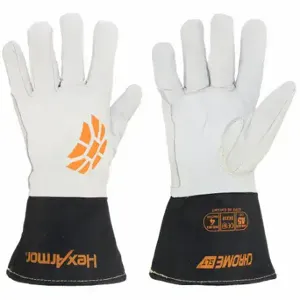 HEXARMOR 4062-L (9) Leather Gloves, Size L, Drivers Glove, Full Leather Leather Coverage, 4 PPE CAT, 1 Pair | CR8RVR 493Z29