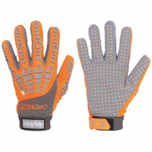 HEXARMOR 4070-L (9) Mechanics Gloves, Size L, Mechanics Glove, Synthetic Leather with PVC Grip, Full, 1 Pair | CR3YQU 493Z36