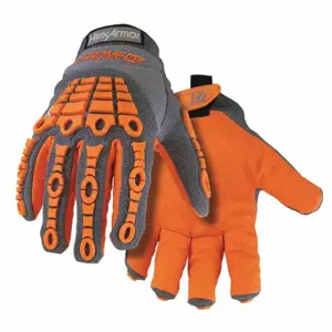 HEXARMOR 4071-M (8) Mechanics Gloves, Size M, Mechanics Glove, Synthetic Leather, ANSI Cut Level A6, TPR | CR3YRV 493Z44