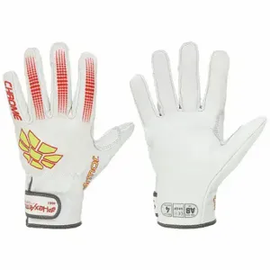 HEXARMOR 4082-M (8) Leather Gloves, Size M, 20 Deg F Min Temp, ANSI Cut Level A8, Premium, Drivers Glove | CT2CEM 55CY12