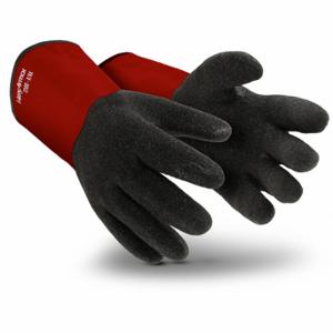 HEXARMOR 7200-M (8) Schutzhandschuhe, Ansi/Isea-Schnittstufe A6, 2.8 mm Handschuhdicke, 10 Zoll Handschuhlänge, Schwarz/Rot | CR3XVY 787RM3
