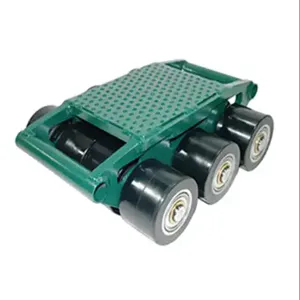 HILMAN ROLLERS BRD-18P Bull Dolly Roller With Rigid Diamond Top, Polyurethane Wheels, 18 Ton Capacity | CV6ZTR