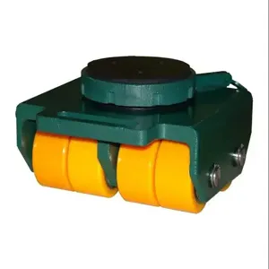 HILMAN ROLLERS BSP-6P Bull Dolly Roller With Swivel Padded Top, Polyurethane Wheels, 6 Ton Capacity | CV6ZVE