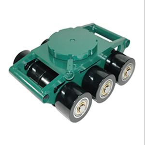 HILMAN ROLLERS BSS-18P Bull Dolly Roller With Swivel Smooth Top, Polyurethane Wheels, 18 Ton Capacity | CV6ZVM